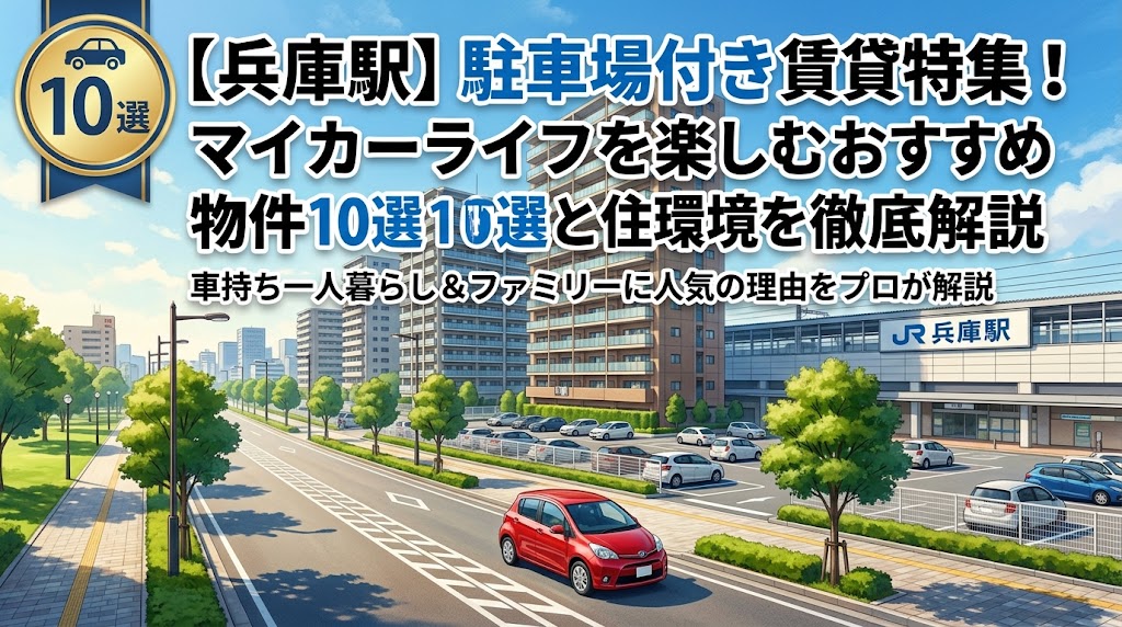 【兵庫駅】駐車場付き賃貸特集！マイカーライフを楽しむおすすめ物件10選と住環境を徹底解説